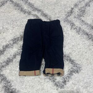 Kids Burberry Navy and Tan Bottoms